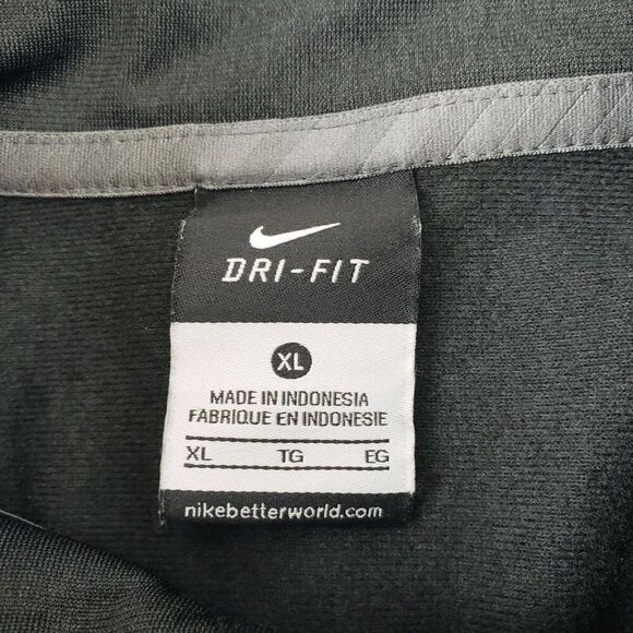 Nike Dri Fit Elite Coaches 1/2 Zip Pullover Jacket Men's XL Gray Z746960 NWOT - Picture 2 of 10